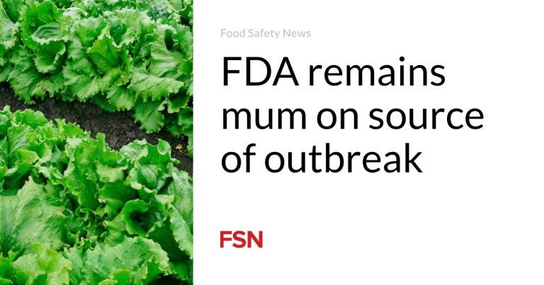 FDA stays mum on supply of outbreak
