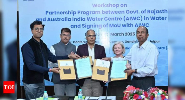Pied companions with South Australia for water know-how Jaipur Information