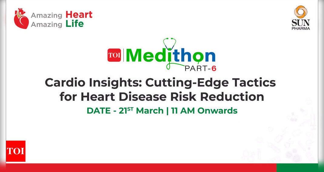 Coronary heart well being issues: Be a part of TOI’s Wonderful Coronary heart, Wonderful Life Medithon for skilled insights