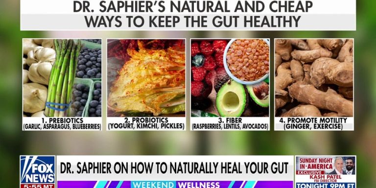 Dr. Nicole Saphier reveals ideas for intestine and hair well being – Fox Information