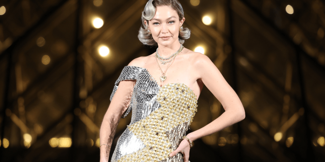 Gigi Hadid Stuns in Three-In-1 Moschino Costume in Paris Images