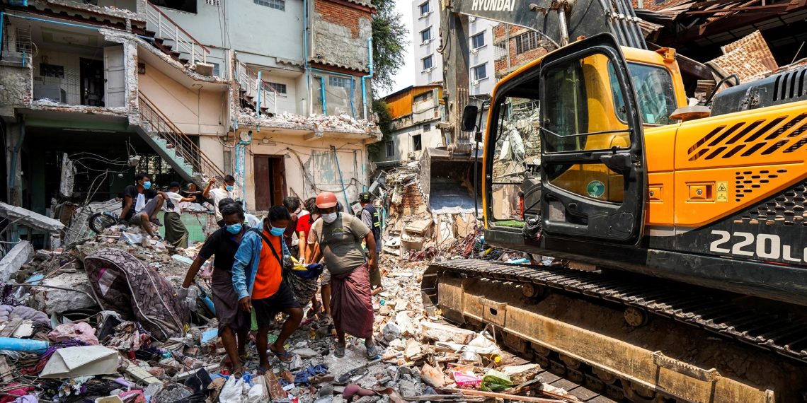 The scent of dying on the highway and despair to search out relations between the ruins