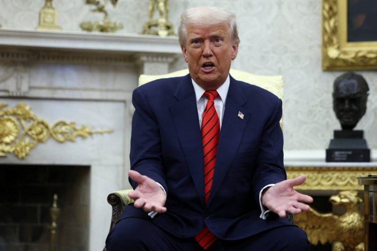 Trump goes together with his Canadian threats for the carotill – and does it with a smile