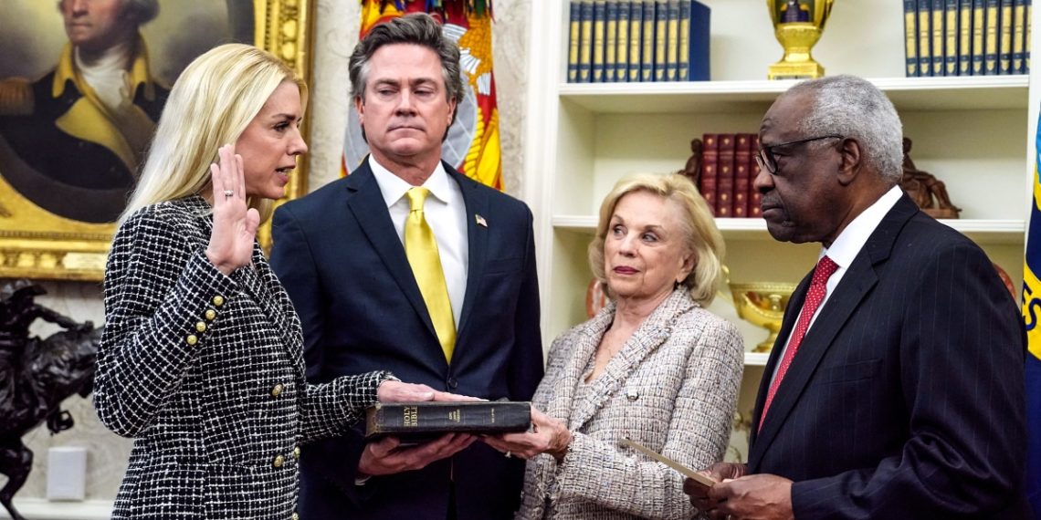 Pam Bondi ends the FBI efforts to fight international affect in US coverage