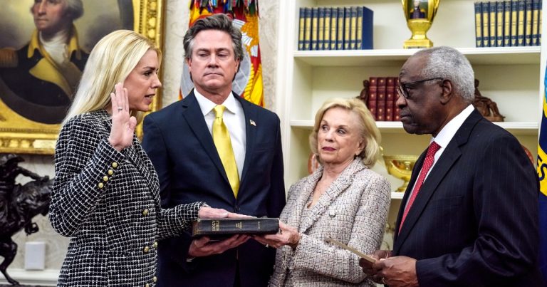 Pam Bondi ends the FBI efforts to fight international affect in US coverage