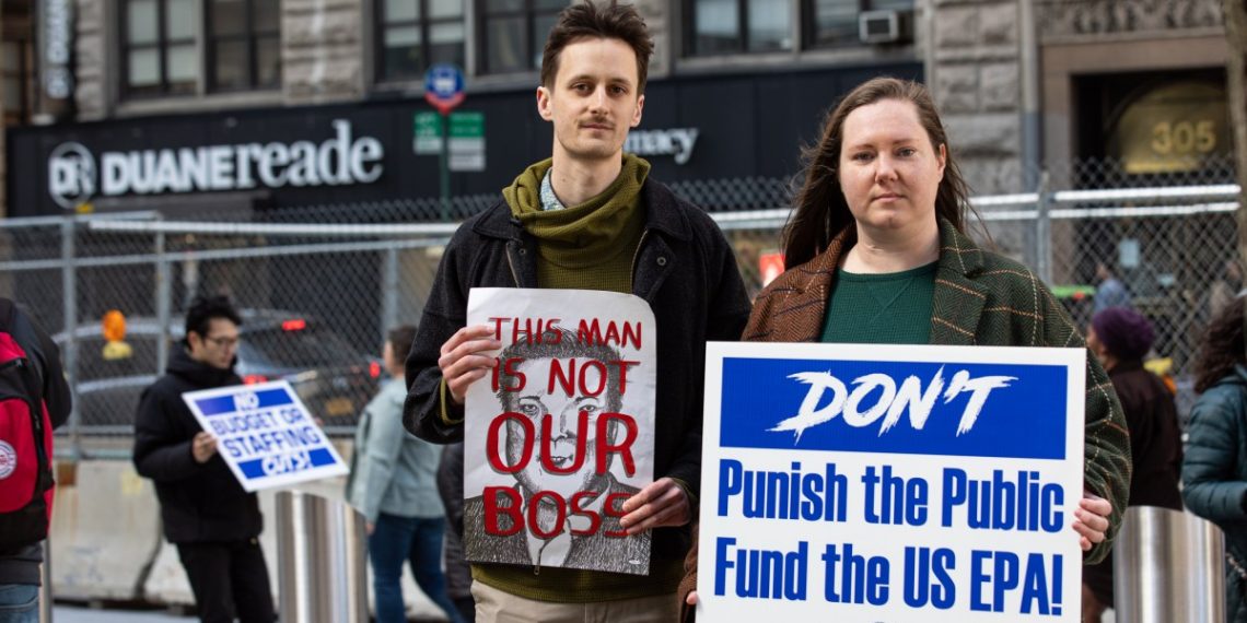 “This man just isn’t our boss” – EPA employees collect in opposition to Doge reductions