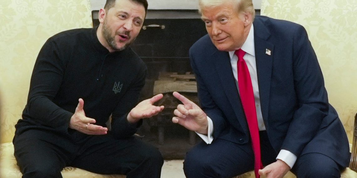 Trump Information Reside: Snl mocks with zelensky oval workplace showdown and musk with electrical noticed