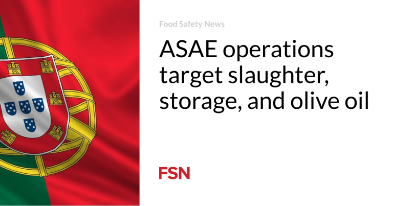 ASAE operations goal slaughter, storage, and olive oil
