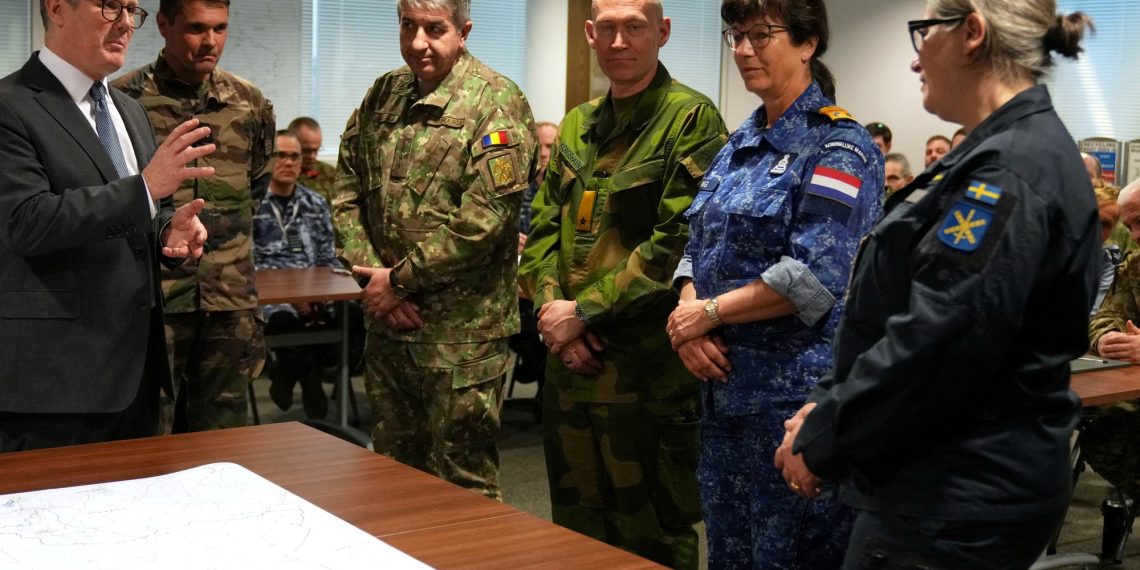 The European Military Britain Summit to plan Ukrainian help operations if LA Paz has been agreed