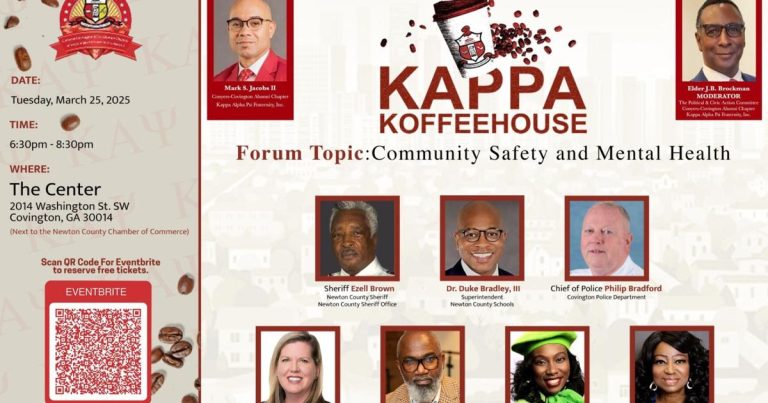 Kappa Alpha Psi to host psychological well being city corridor assembly – Rockdale Newton Citizen