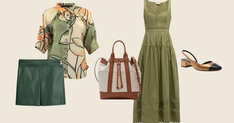 Freshen your wardrobe with army inexperienced and khaki