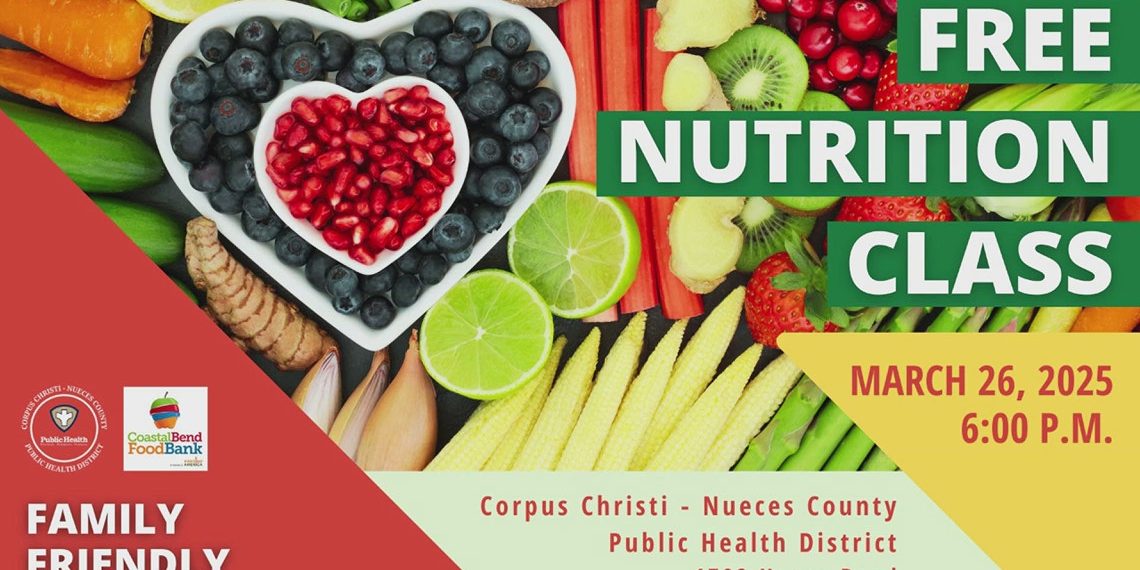 Coastal Bend Meals Financial institution free vitamin lessons