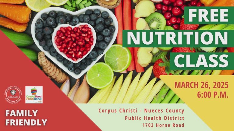 Coastal Bend Meals Financial institution free vitamin lessons