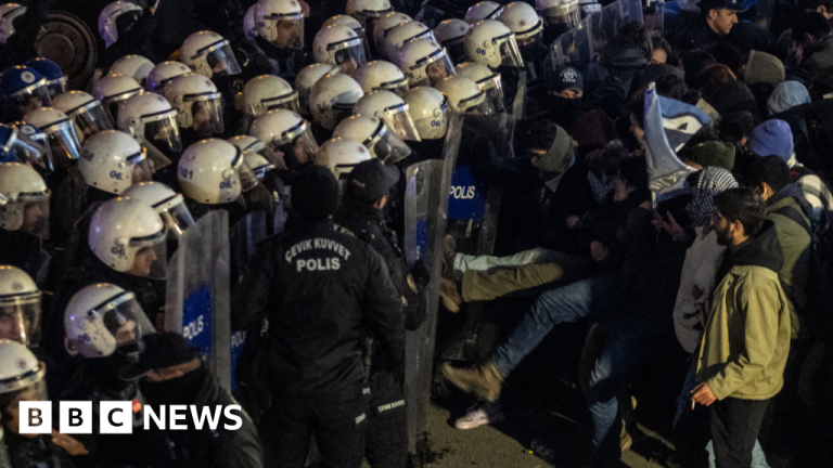 Protests broke out in Turkey after Erdogan -Rival was arrested