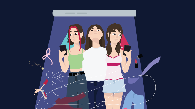 Social media, quick trend impression longevity of clothes traits