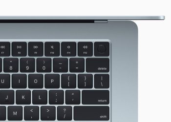 The brand new MacBook Air comes now in a delicate blue