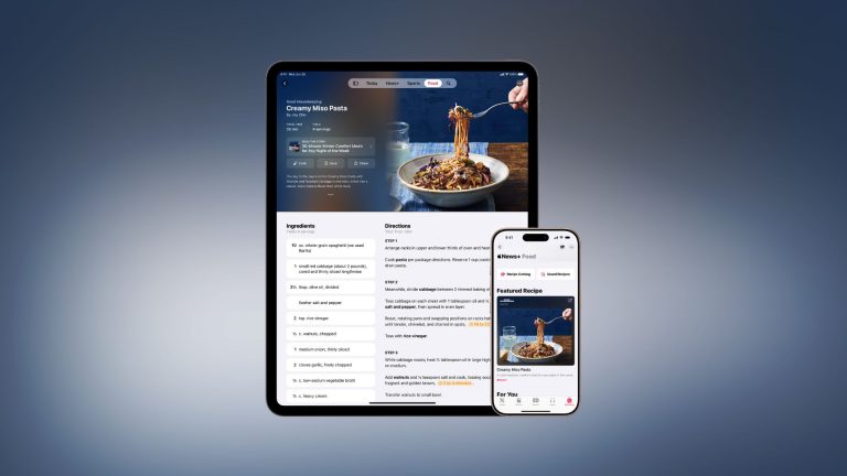 Apple Information+ Subscribers Can Now Entry Apple Information Meals
