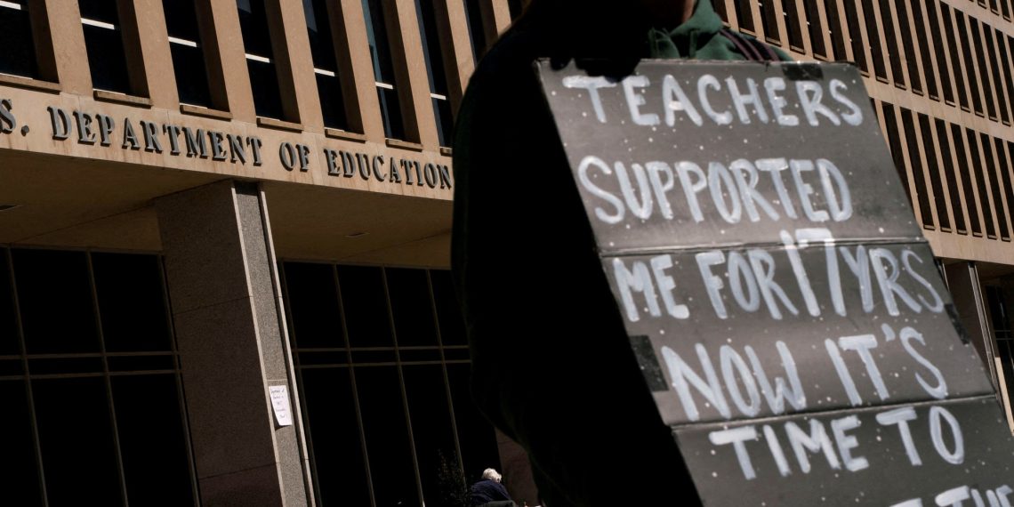 Trump’s orders by decree to shut the schooling division in america