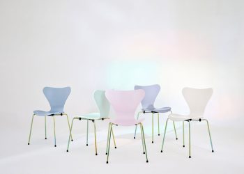 “Ever the Sevener” chairs within the Vivid Vivid 7 Collection