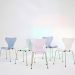 “Ever the Sevener” chairs within the Vivid Vivid 7 Collection