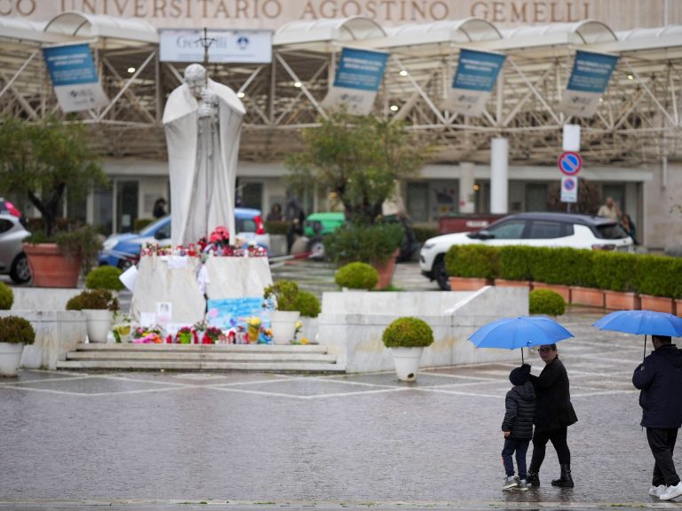The Vatican reported that “spent a quiet night time” “