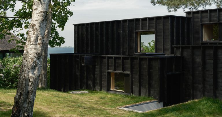 Carbonized timber förstberg ling-offsign home outdoors Copenhagen