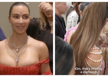 On The Kardashians new episode, Kim Kardashian has a meltdown over misplaced diamond at Ambani wedding ceremony | Internet Sequence