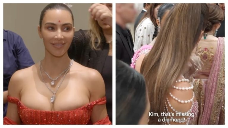 On The Kardashians new episode, Kim Kardashian has a meltdown over misplaced diamond at Ambani wedding ceremony | Internet Sequence