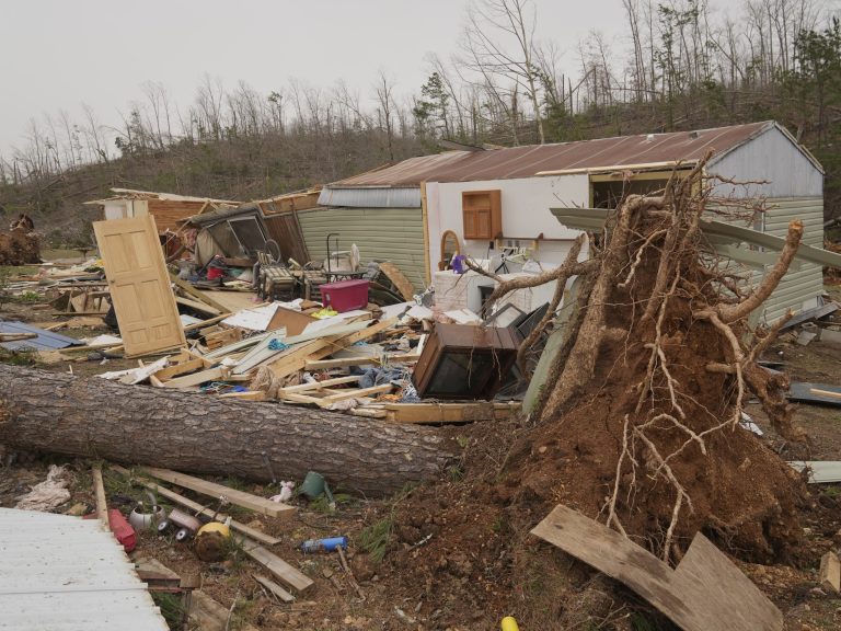 Destroyed homes, automobiles unloaded and not less than 26 useless