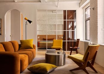 A historic resident of New York Metropolis re -improved with gentle + colour