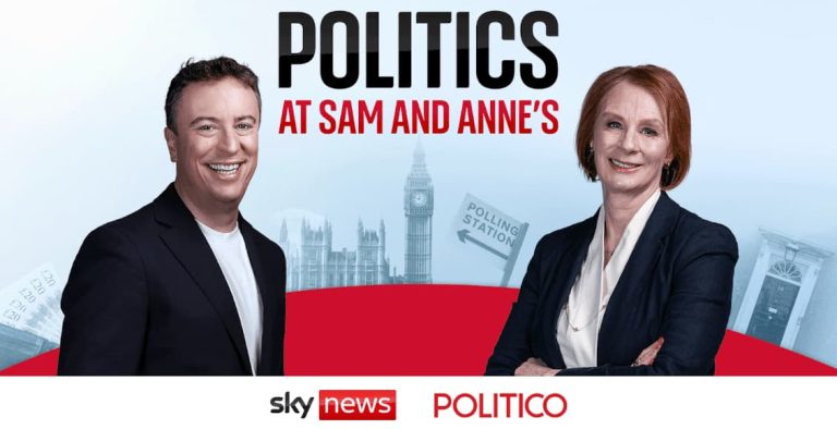 Political and Sky Information renew politics in Podcast’s partnership of Sam and Anne
