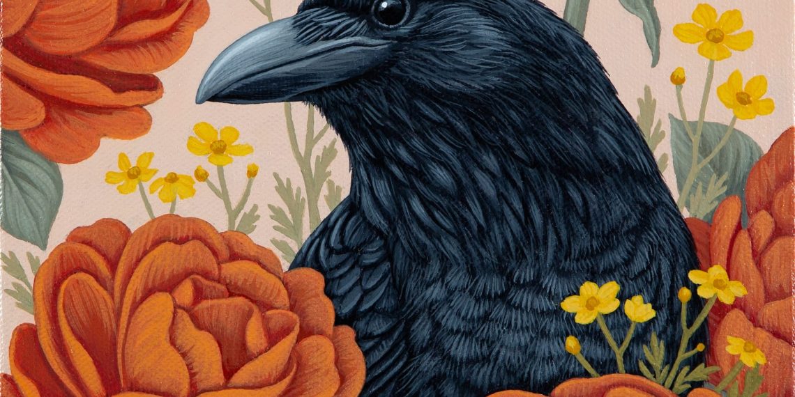 The luxurious portraits of Vasilisa novelko wraps frequent birds in decadent patterns – colossal