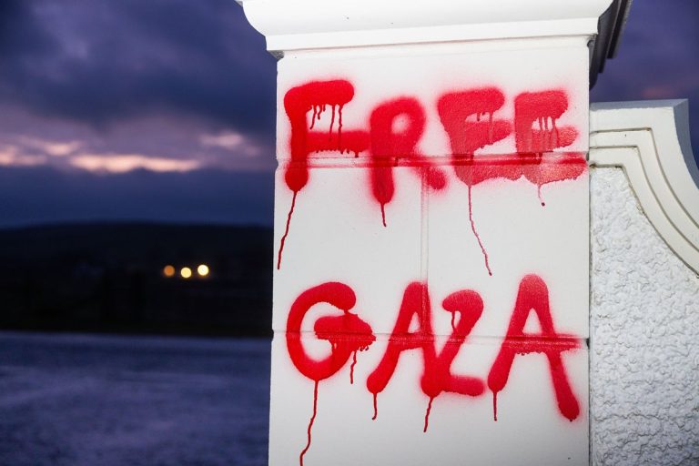 Trump’s Turnberry Golf Course in Scotland is vandalized over his menace of ethnic cleaning of Gaza: direct updates