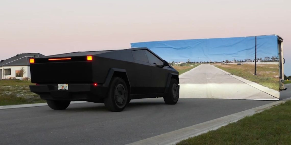 Folks proceed to place faux partitions in entrance of Teslas