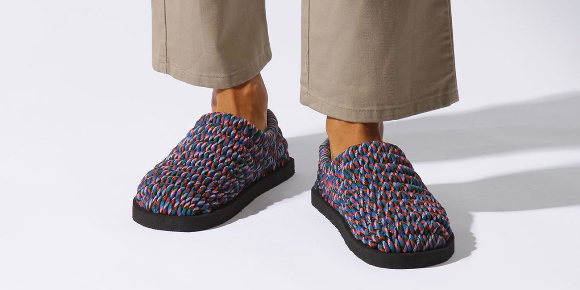 Shore sinks within the assortment of footwear product of recycled rope