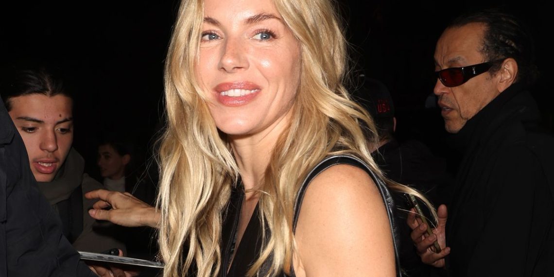 Sienna Miller simply styled a leather-based vest with the white jean fashion set to development massive time in summer time 2025