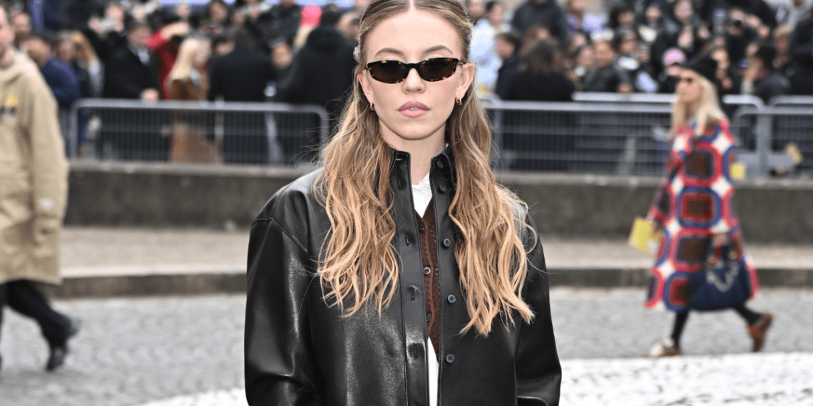Sydney Sweeney Shuts Down PFW With Biker Stylish Images