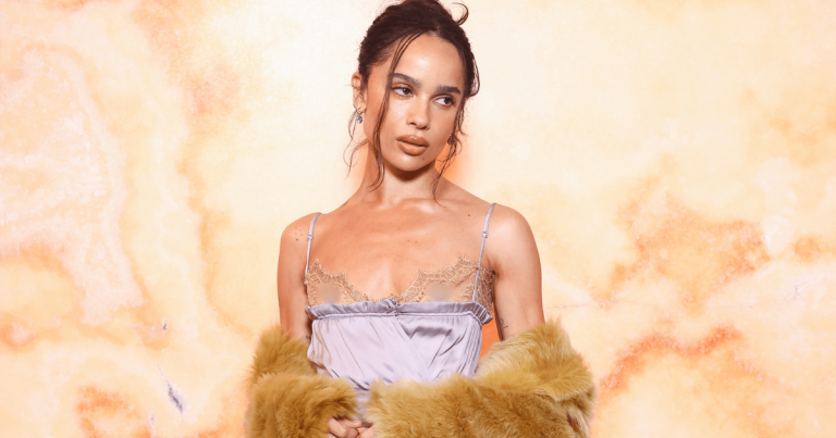 Zoe Kravitz’s YSL Pictures Are All About Making Lacy Lingerie Work