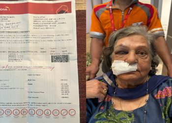 Aged lady falls at Delhi Airport after she denied wheelchair by Air India: ‘Little worth for human life’