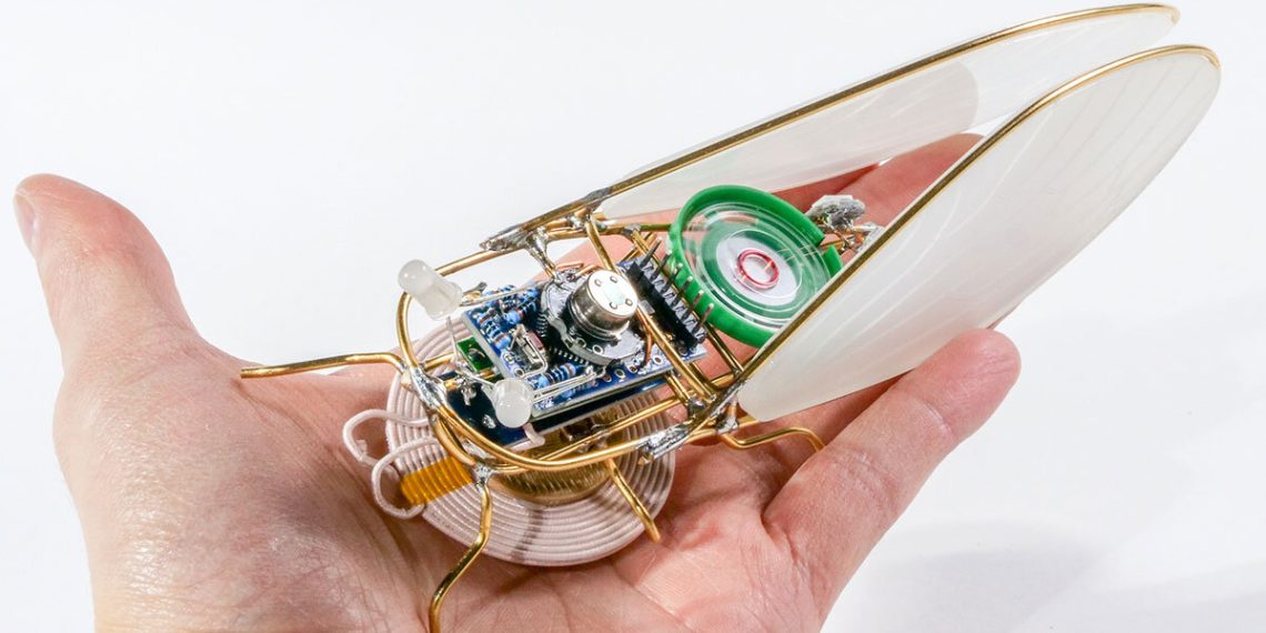 Anne Niemetz’s digital bugs orchestra composes sound set up