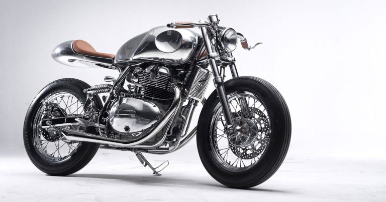 Bandit9 Handcrafts Arthur II, a sculptural-liquid bike