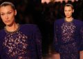 Bella Hadid Returns to the Runway for Saint Laurent in Paris