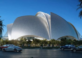 Bjarke Ingels varieties Las Vegas Ballpark with sculptural shells