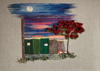 Melissa Calderón retains the reminiscences of the neighborhood in thread with daring -colossal texture