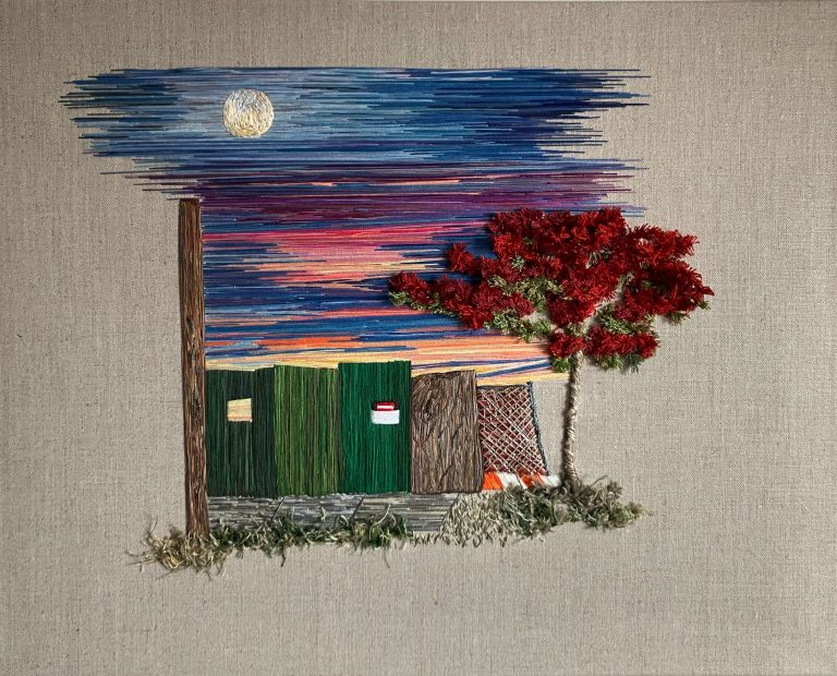 Melissa Calderón retains the reminiscences of the neighborhood in thread with daring -colossal texture