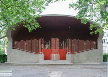 Camponovo Baumgartner transforms the old-century outdated pavilion right into a Zurich health area