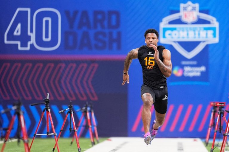 Matthew Golden in Texas enters the primary spherical of the primary spherical, with Four.29 seconds of 40 courts at NFL Mix