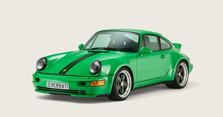 Transformed Porsche 911 of Everrati comes with the electrical motor