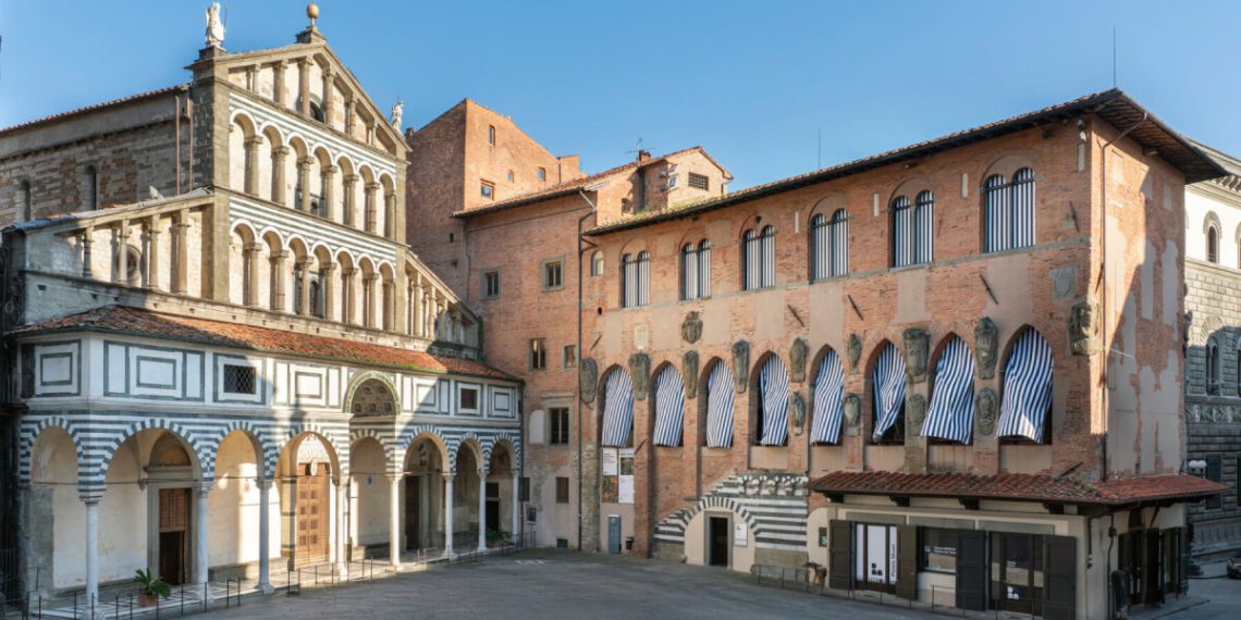 Daniel Buren’s striped optical interventions took Palazzo in Italy