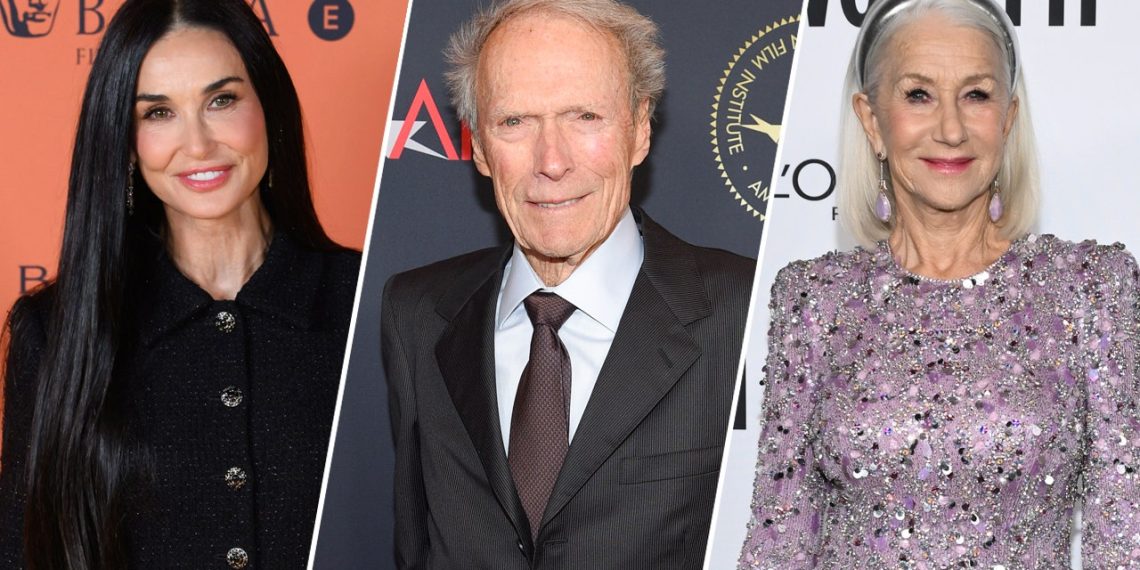 Clint Eastwood, Helen Mirren, Morgan Freeman gained first Oscars later in life
